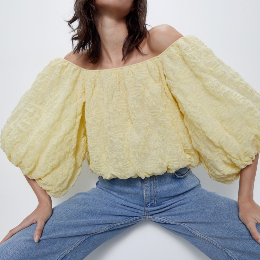 Zara | Jacquard Top